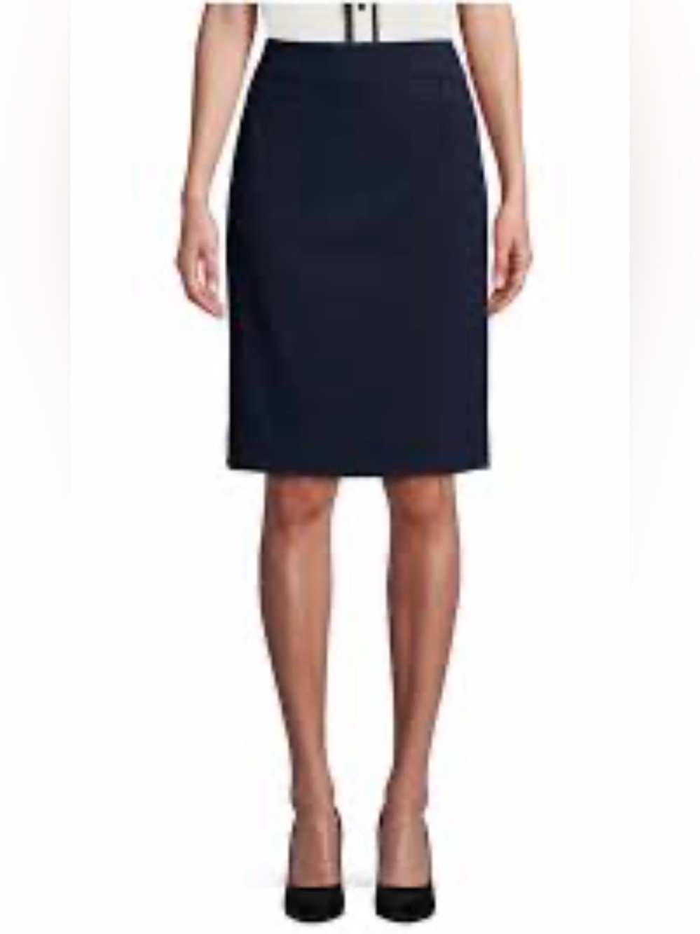 Tahari Arthur S. Levine Lenny Navy Skirt